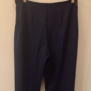 Ralph Lauren Black label navy pants stretch zipper